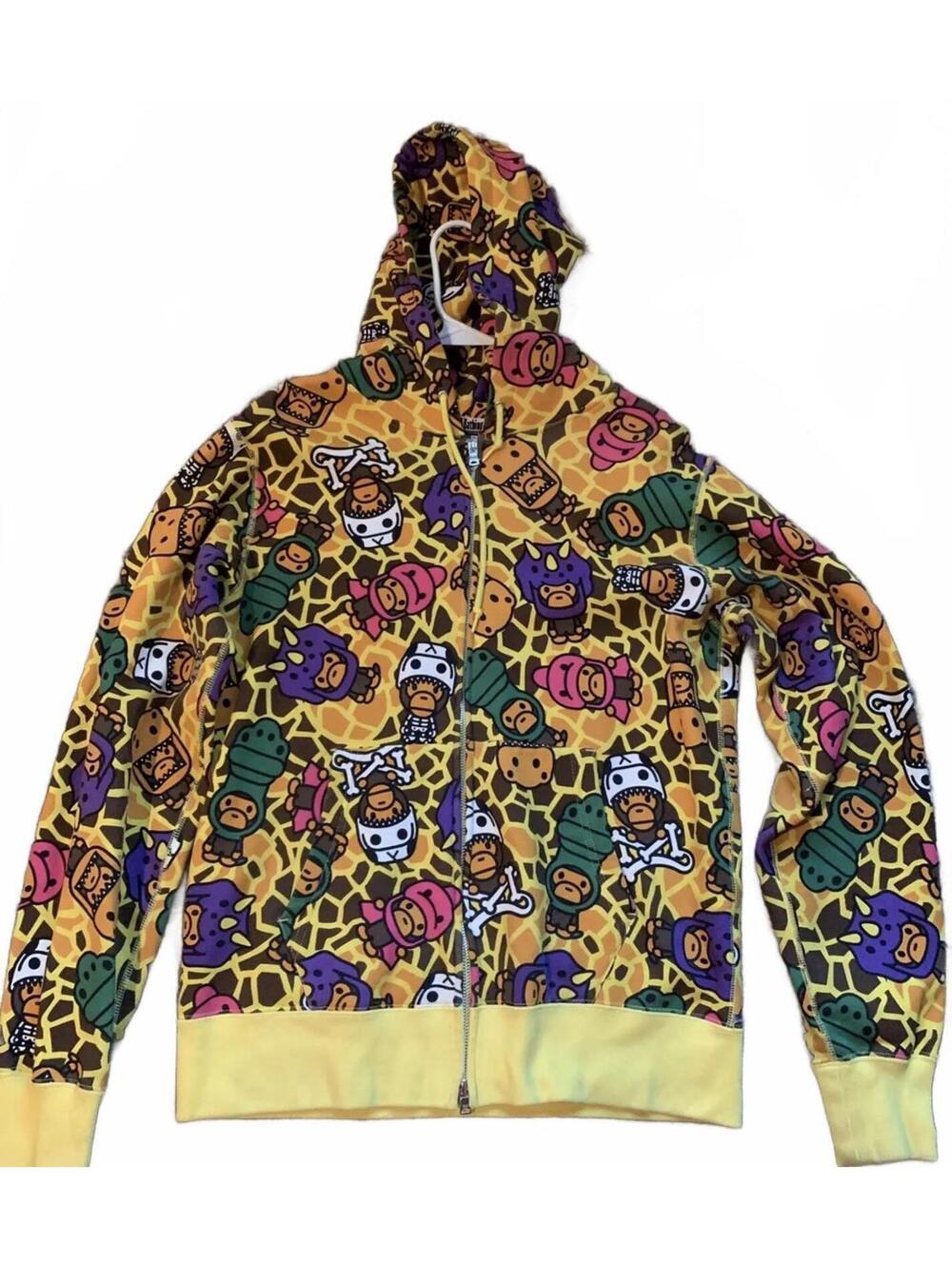 BAPE x Baby Milo Jurassic Print Hoodie XL A Bathing Ape DS